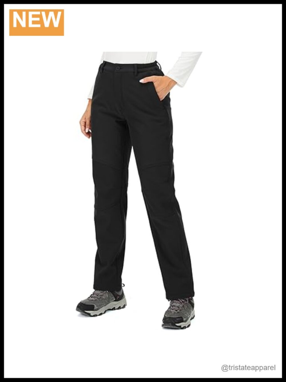 Waterproof Fleece Lined Soft Shell Insulated Ski Snow Pants